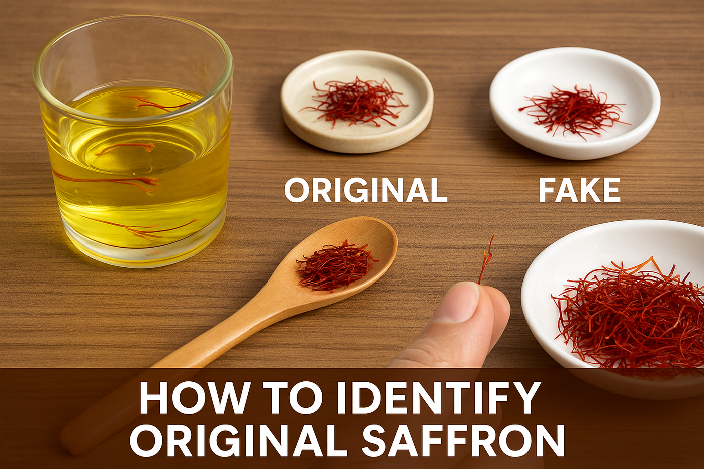 How to Identify Original Saffron: 5 Simple Home Tests