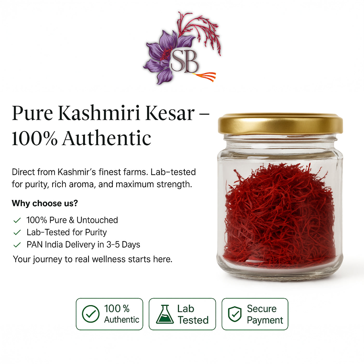 Pure Kashmiri Kesar